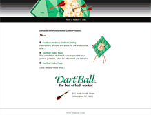 Tablet Screenshot of dartball.com